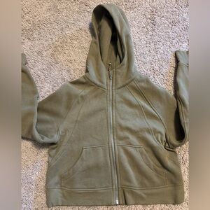 Lululemon crop zip up hoodie